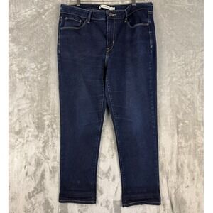 Levi's Women Mid Rise Skinny Jeans Dark Wash‎ Size 16 W33